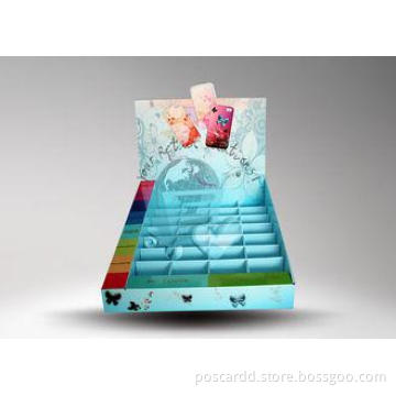 Shop supermarket Cardboard Counter Display Units For Iphone